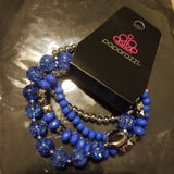 Layered Luster Paparazzi Blue Bracelet