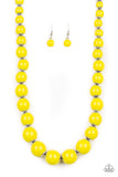 Papparazzi Everyday Eye Candy - Yellow Necklace