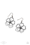 Daisy Double - Gunmetal (Small) Earrings