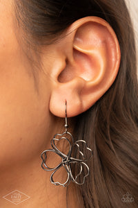 Daisy Double - Gunmetal (Small) Earrings