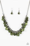Time To RUNWAY - Green Necklace Paparazzi Accessories