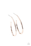 Totally Hooked -Rose Gold Hoop Earrings