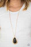 BADLAND To The Bone - Gold Necklace Paparazzi Accessories