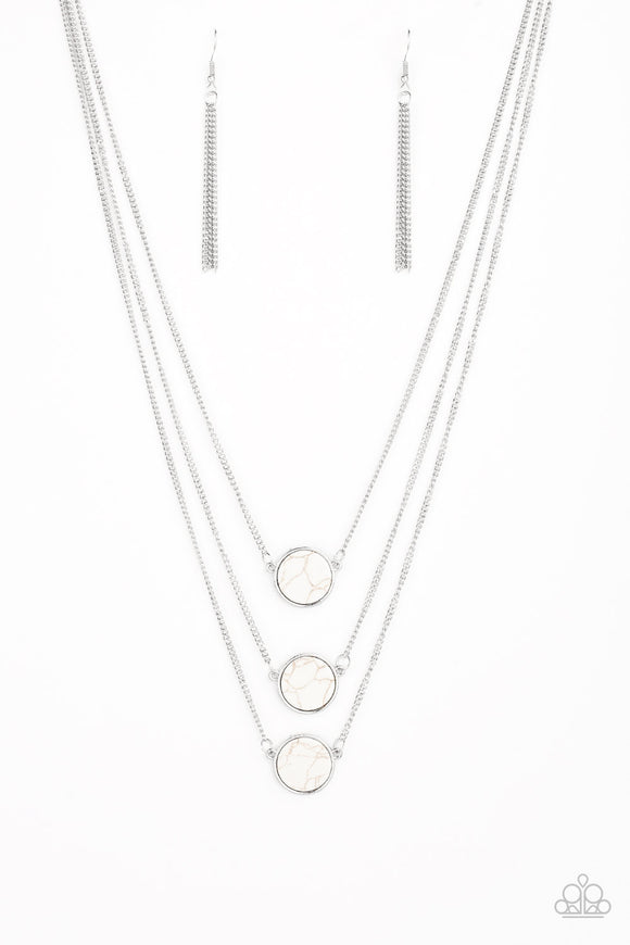 CEO of Chic - White Necklace Paparazzi Accessories