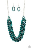 Comin In HAUTE - Green Necklace Paparazzi Accessories