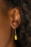 Beaded Bliss - Yellow Necklace Paparazzi Accesories