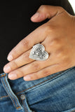 Beloved Bloom - Silver Ring Paparazzi Accessories