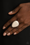 Marble Mecca - White Ring Paparazzi Accessories