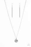 Hold On To Hope - Silver Necklace  Paparazzi Accessories