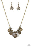 To Coin A Phrase - Brass Necklace Paparazzi Accessories
