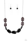 Melrose Melody - Black Necklace Paparazzi Accessories