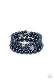 Here Comes The Heiress - Blue Bracelet Paparazzi Accessories
