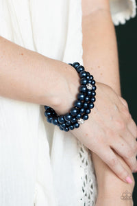 Here Comes The Heiress - Blue Bracelet Paparazzi Accessories