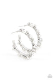 Let There Be SOCIALITE - White Earrings Paparazzi Accessories