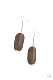 Tamarack Trail - Brown Earrings Paparazzi Accessories