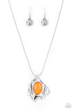 Amazon Amulet - Orange Necklace Paparazzi Accessories
