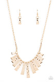 The MANE Course - Gold Necklace Paparazzi Accessories