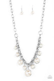 Revolving Refinement - White Necklace Paparazzi Accessories