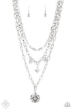 Under the Northern Lights - White Paparazzi Necklaces
