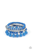Layered Luster Paparazzi Blue Bracelet