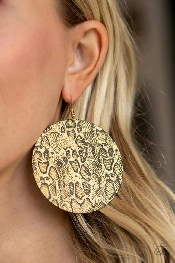 Paparazzi ~ Animal Planet  ~ Gold ~ Earrings