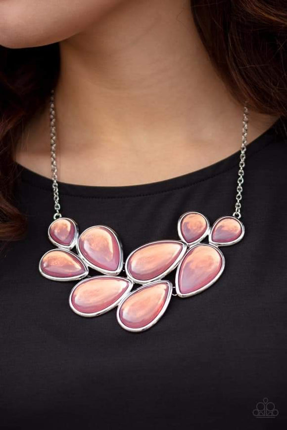 Iridescently Irresistible Paparazzi Pink Necklace