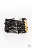 Rural Retreat Paparazzi Black Bracelet