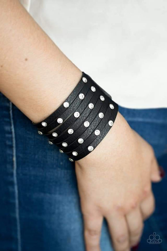 Paparazzi Sass Squad ~ Black ~ Bracelet